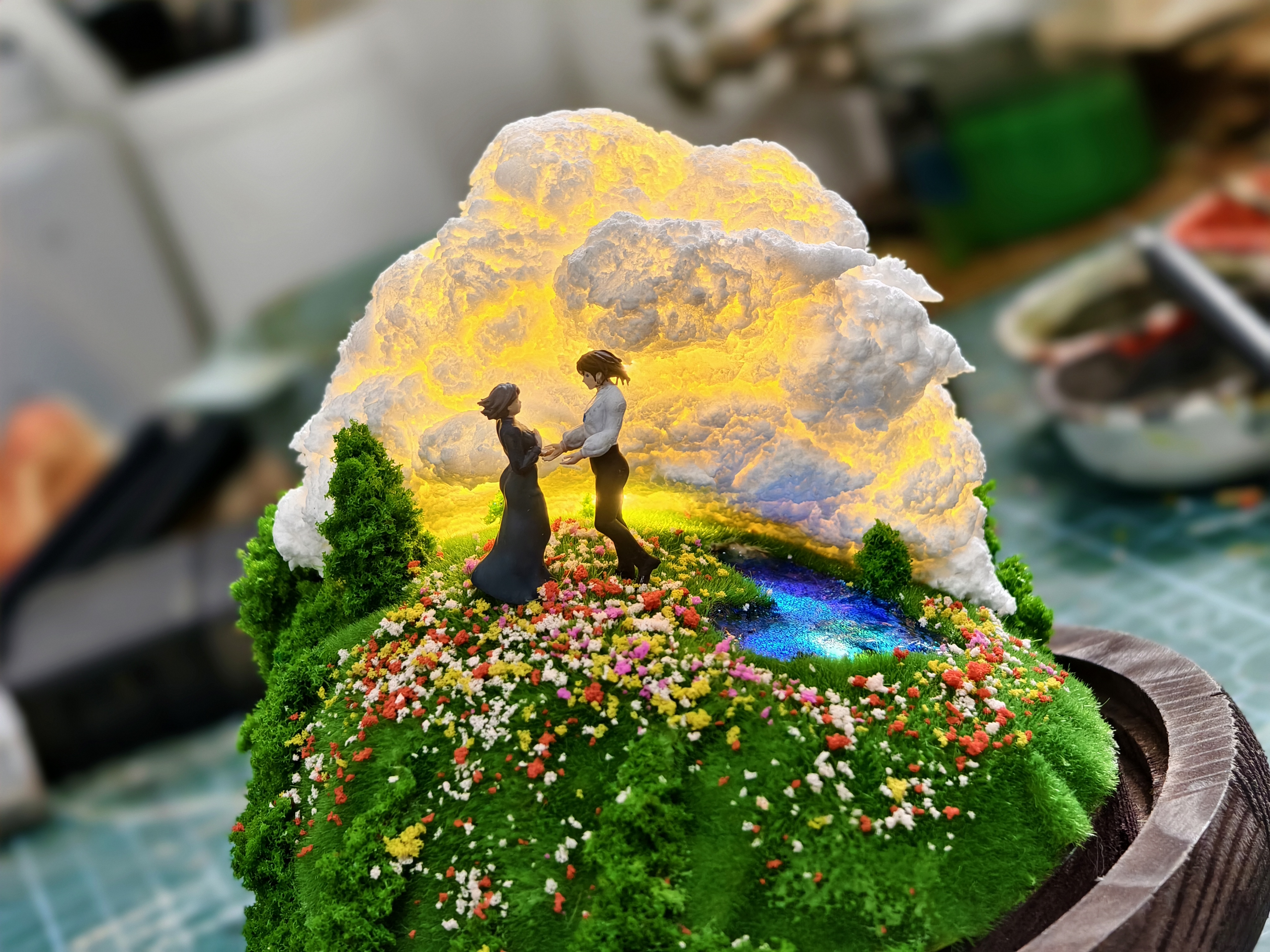 Howl's Moving Castle- Handcrafted miniature art collection | Unplanned Ink