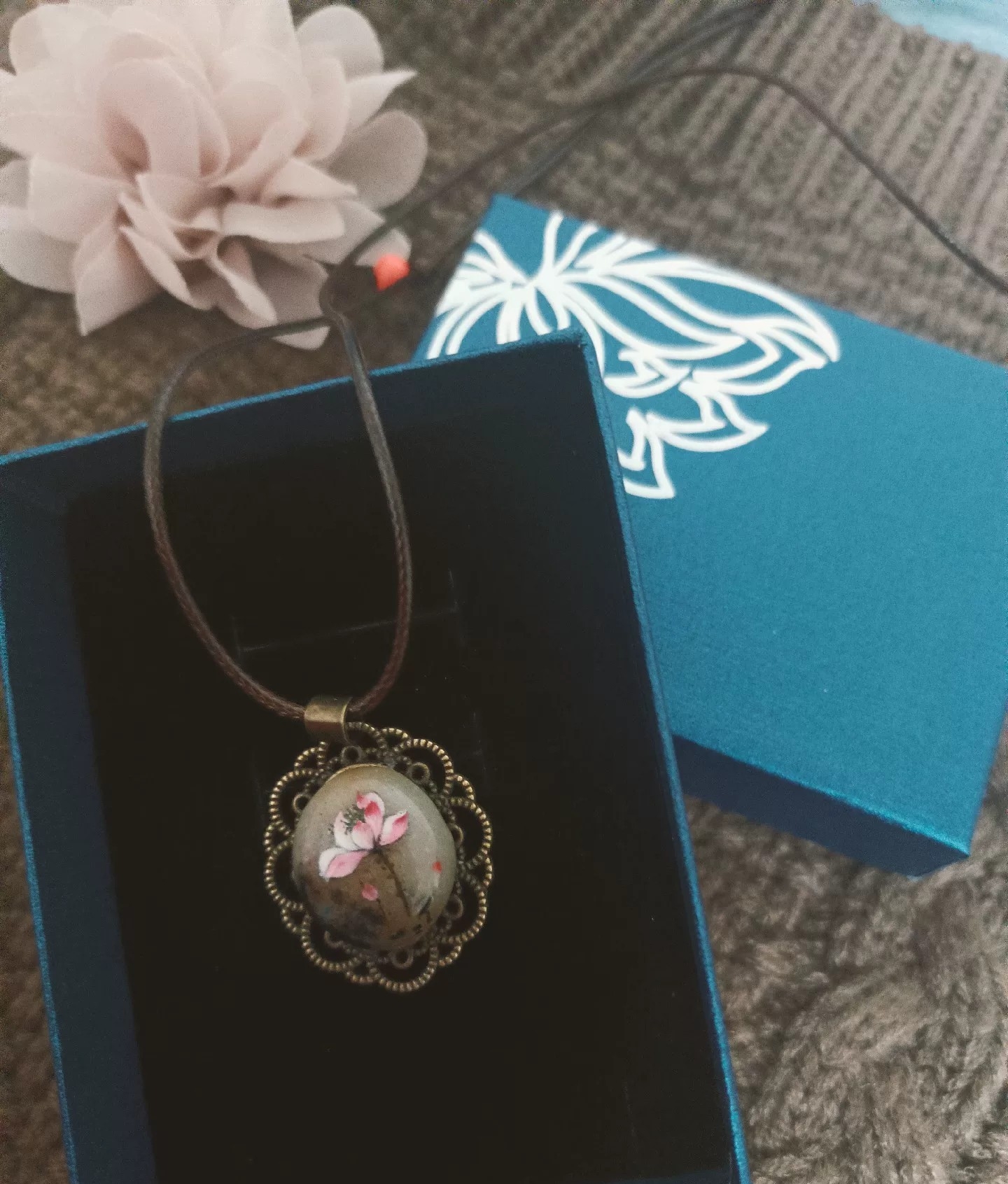 Stone Necklace- Handcrafted miniature art collection | Unplanned Ink